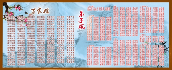 百家姓規(guī)圖片