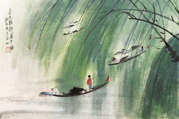 高清仿古裝飾素材畫