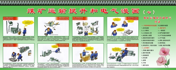 煤礦安全漫畫三7圖片
