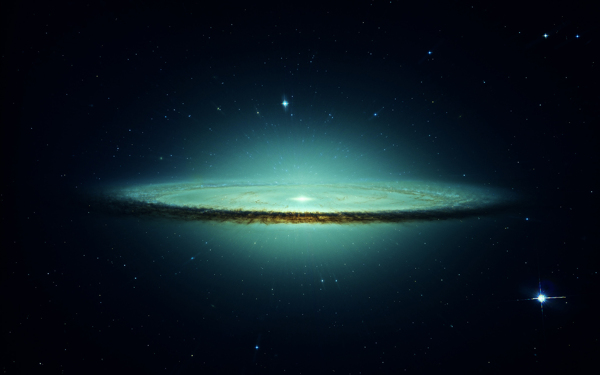科幻银河系星空星光极光背景