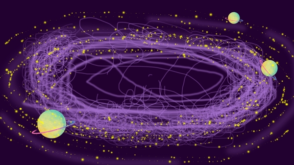 紫色太空线圈艺术背景素材