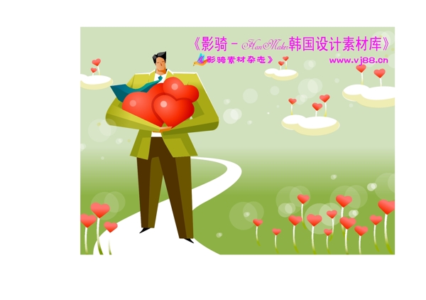 商务插画商务矢量素材商务男性HanMaker韩国设计素材库