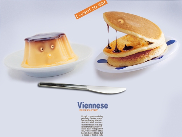 Viennese蛋糕餅干創(chuàng)意海報