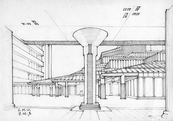 大廳建筑效果圖
