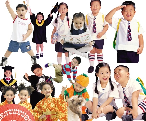 可愛(ài)兒童小學(xué)生圖片