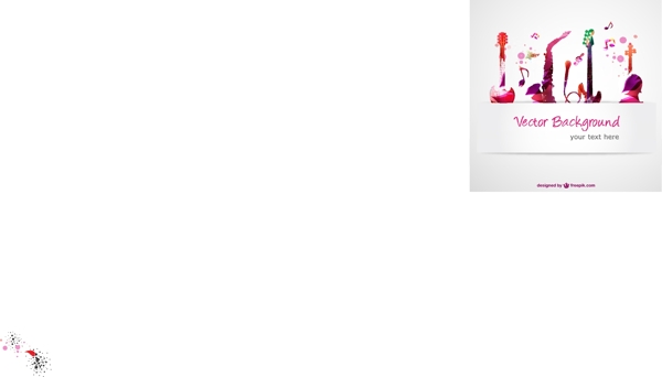 時(shí)尚多彩的音樂背景矢量圖形05