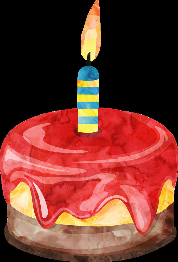 生日蛋糕卡通透明素材
