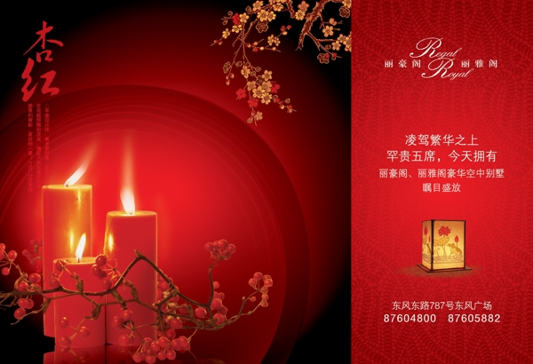 紅梅蠟燭素材