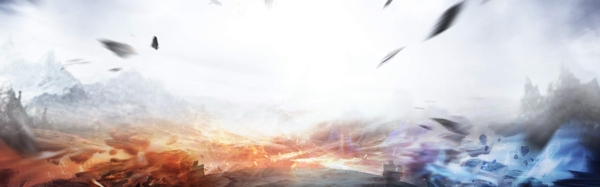 中國風(fēng)插畫黃色背景banner背景