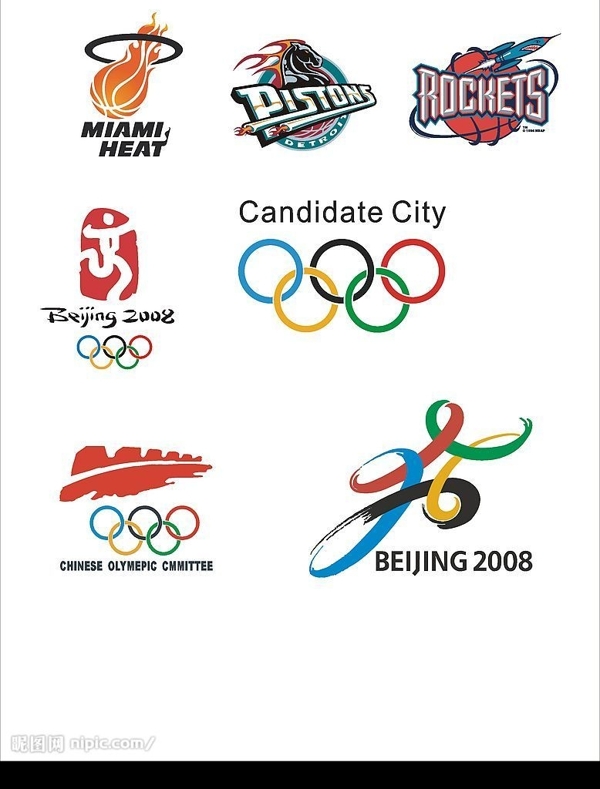 體育眾多LOGO圖片