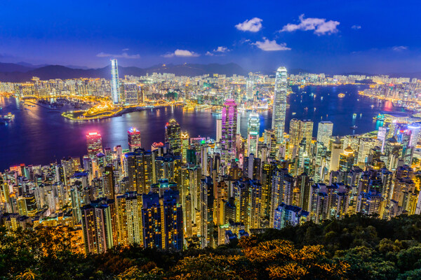 香港夜景摄影