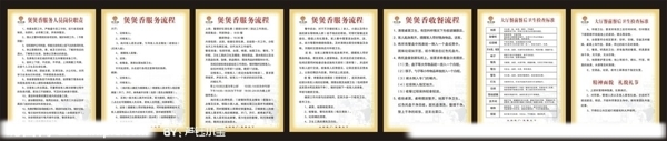 餐飲規(guī)章制度展板設(shè)計(jì)圖片
