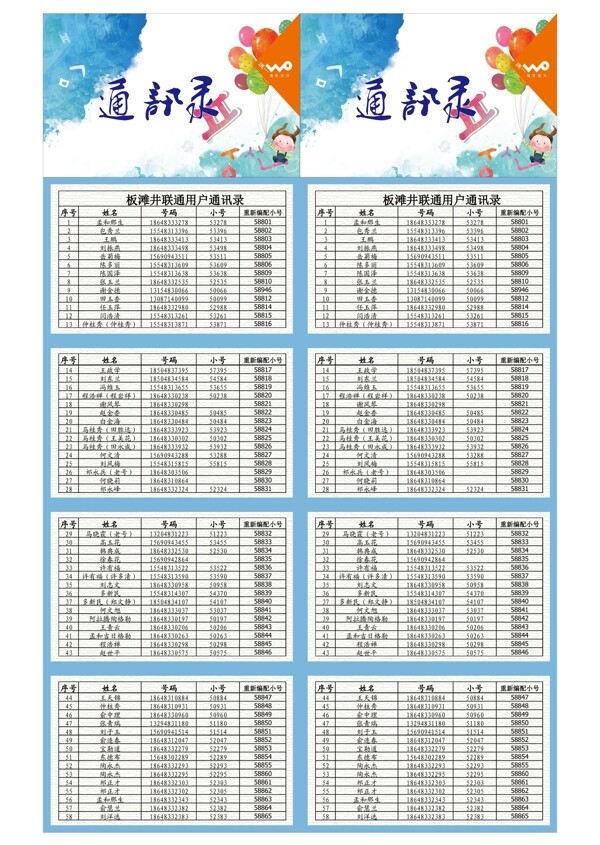 通訊錄