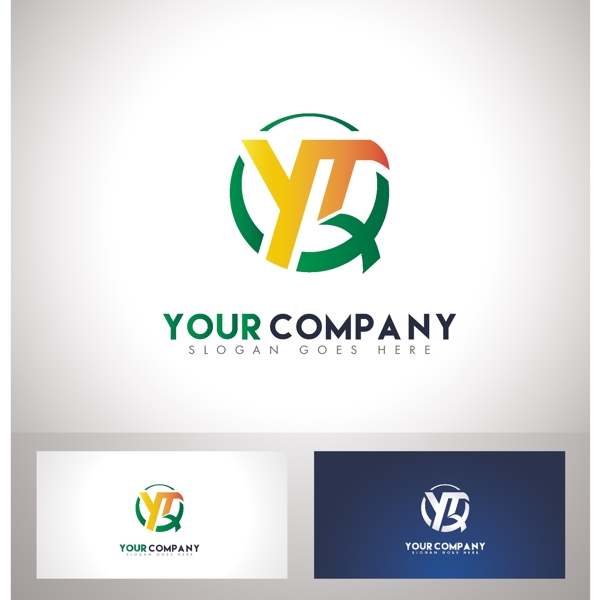 YTX字母logo設計