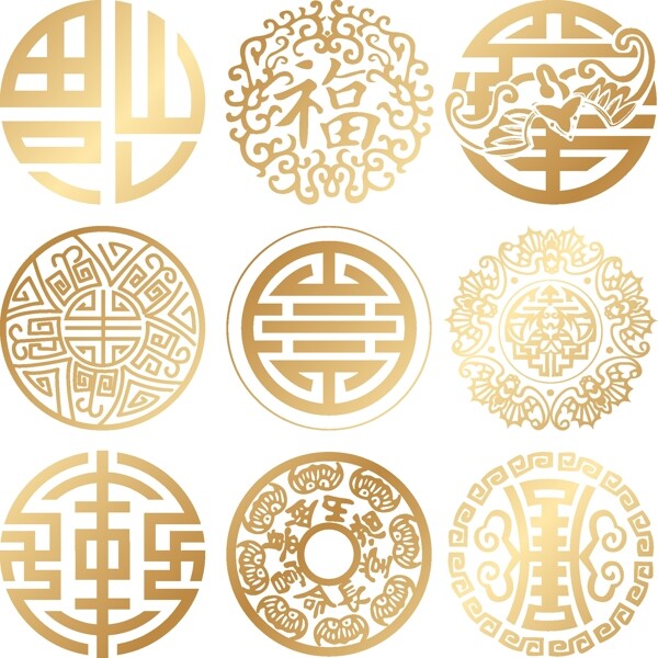 中式花紋