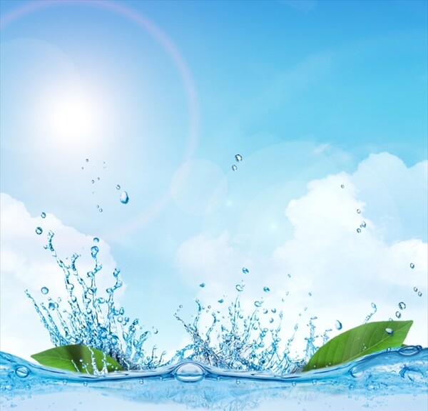 水滴背景