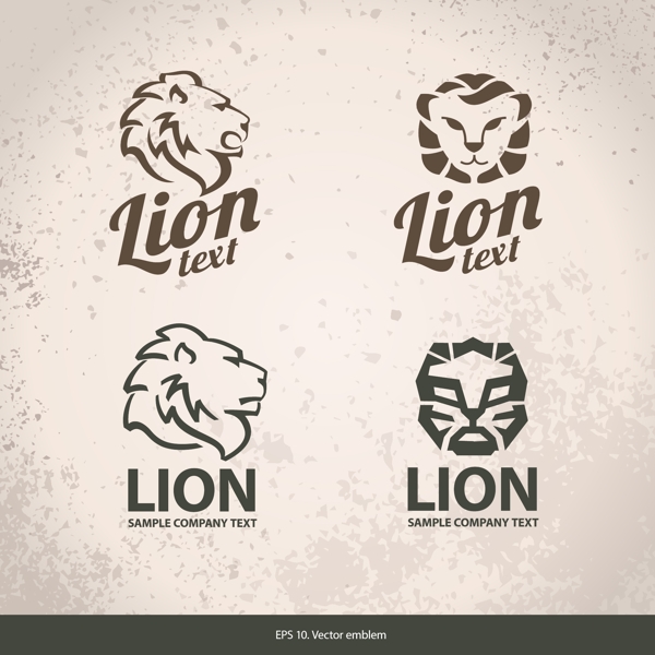狮子图标图片