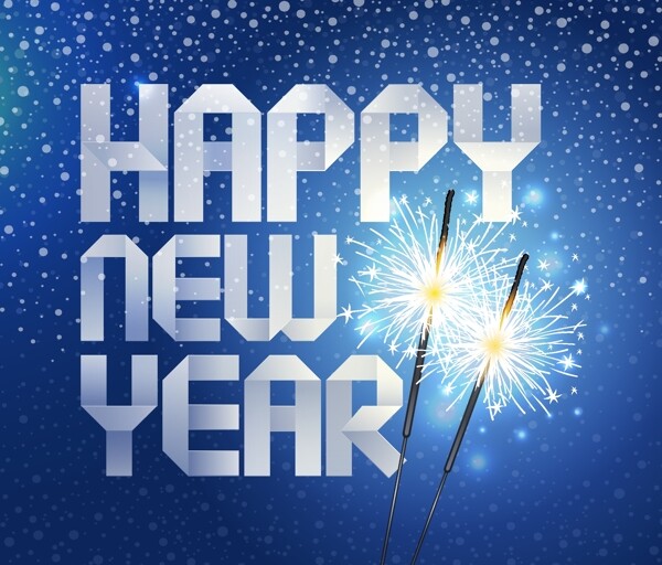 新年快樂矢量素材