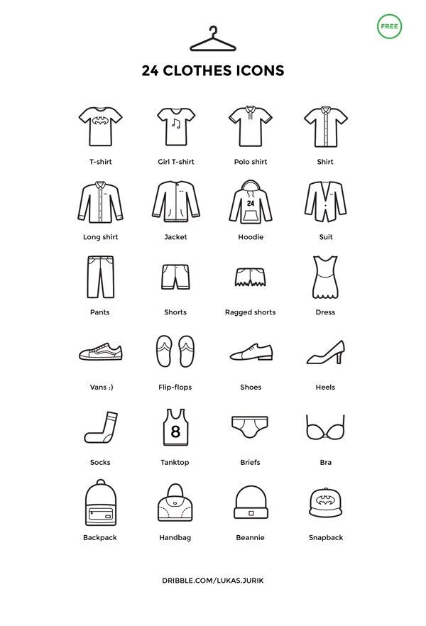 衣服圖標(biāo)