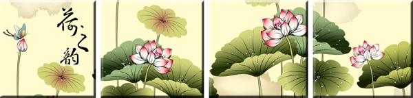 荷花畫