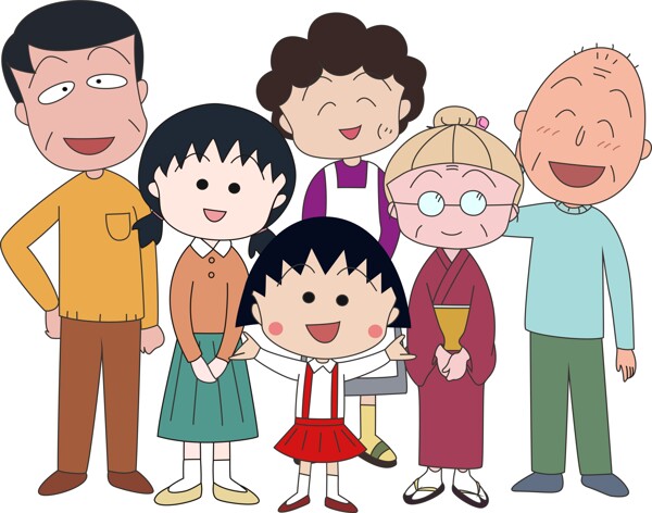 櫻桃小丸子一家