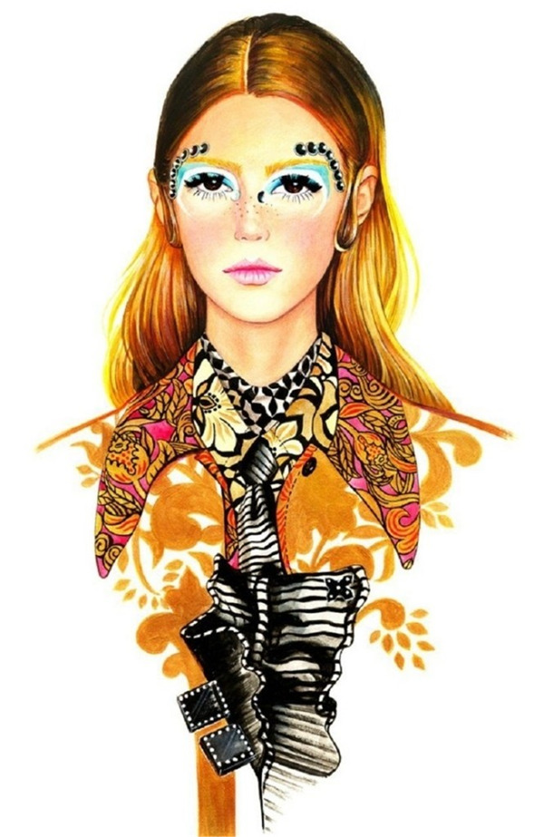 服裝設(shè)計(jì)手繪效果圖
