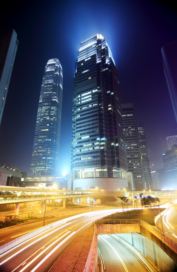 美麗城市夜景圖片
