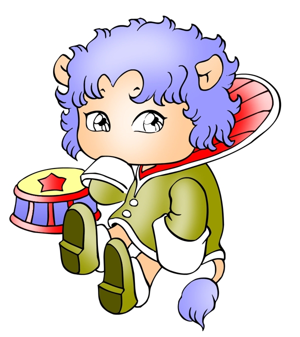 獅子座星座插圖0168