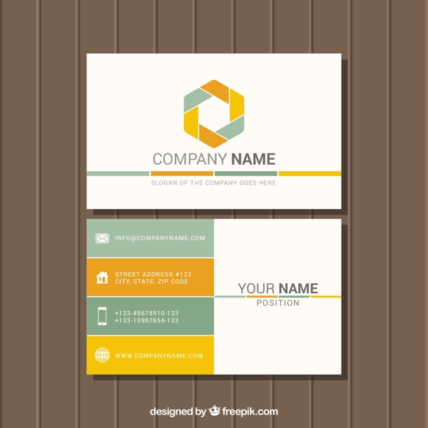 平面設計中的裝飾企業(yè)名片