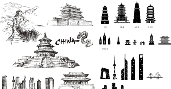 中国著名建筑图片
