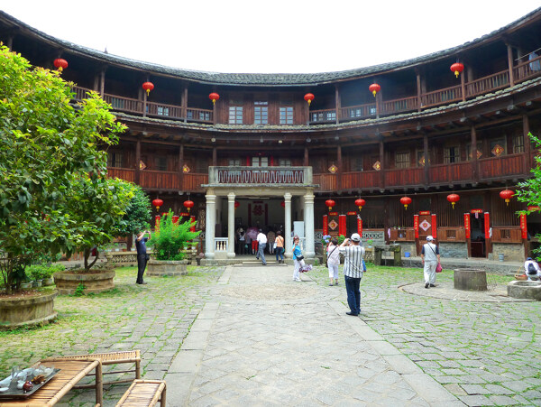 福建永定土樓圖片