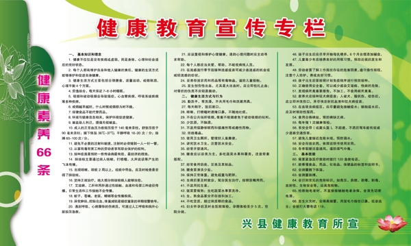 健康教育展板圖片