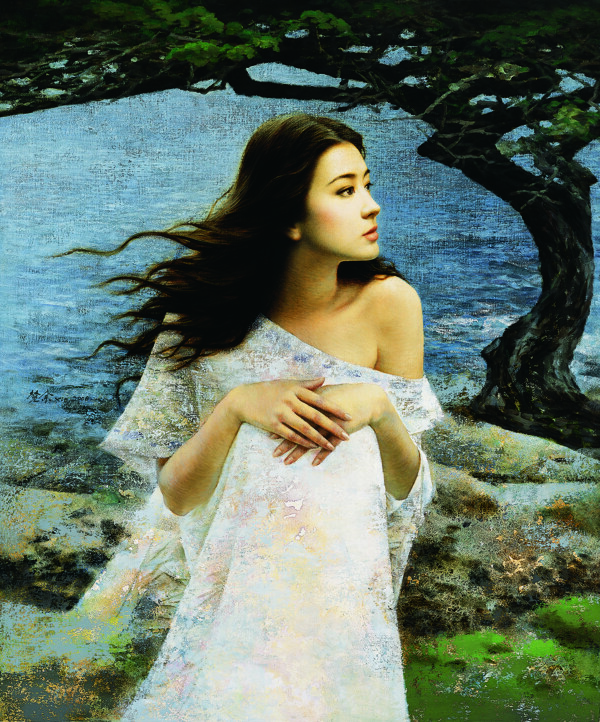 美女肖像畫圖片