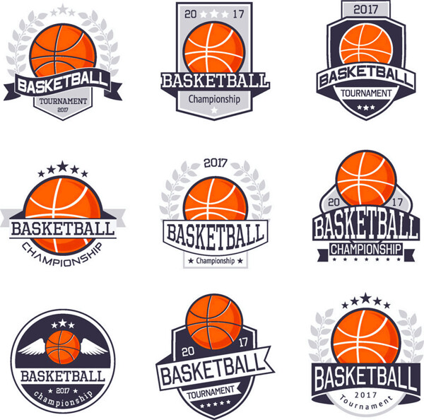 篮球队徽设计图片