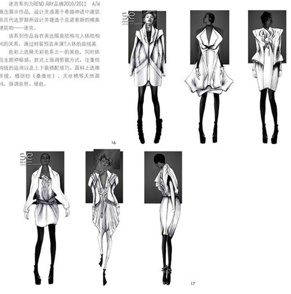 一系列服裝設(shè)計(jì)