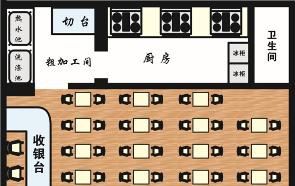 餐廳平面圖圖片