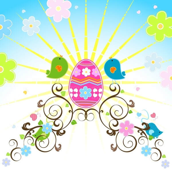 歐美花紋5623矢量EPS