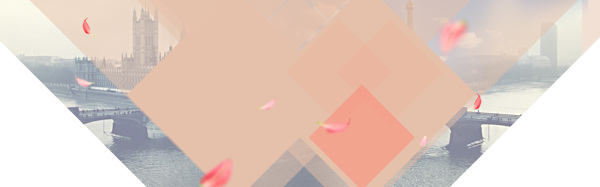 淘寶服飾幾何立體背景banner