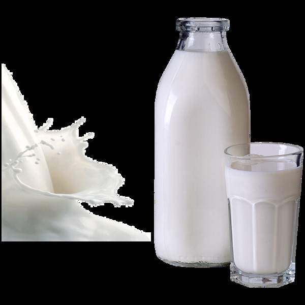鲜牛奶免抠png透明图层素材