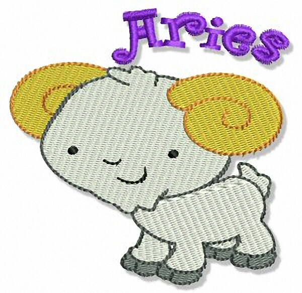 繡花卡通卡通動物童裝羊文字英文免費(fèi)素材