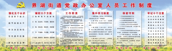 黨政辦公室制度圖片