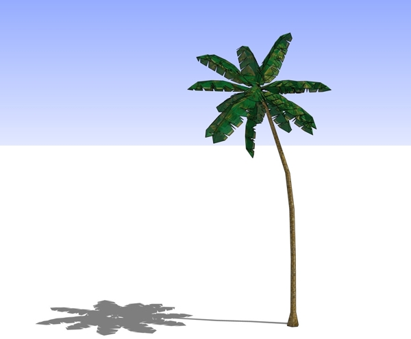 SU植物模型棕榈芭蕉