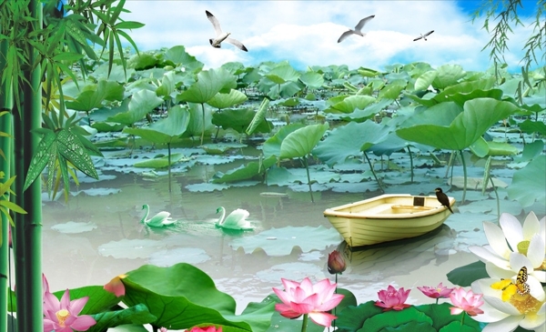 風(fēng)景畫圖片