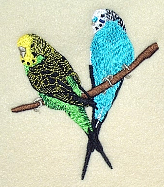 繡花動物鳥色彩免費素材