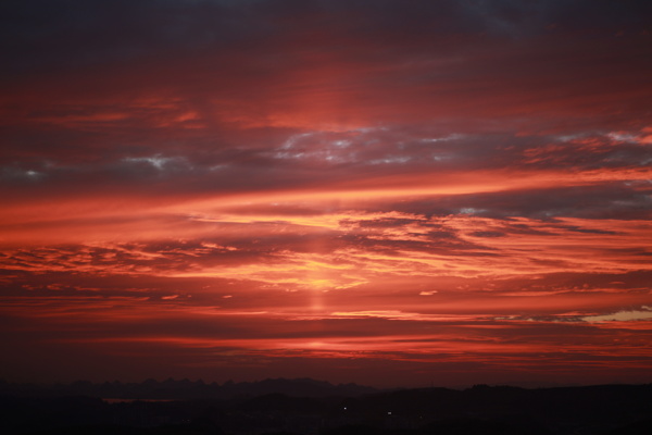 晚霞落霞天空
