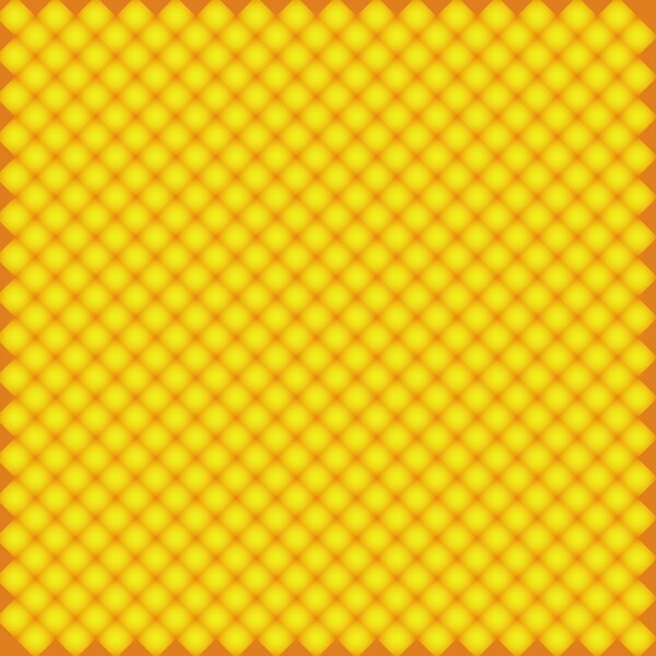 黄橙色无缝钻石图案
