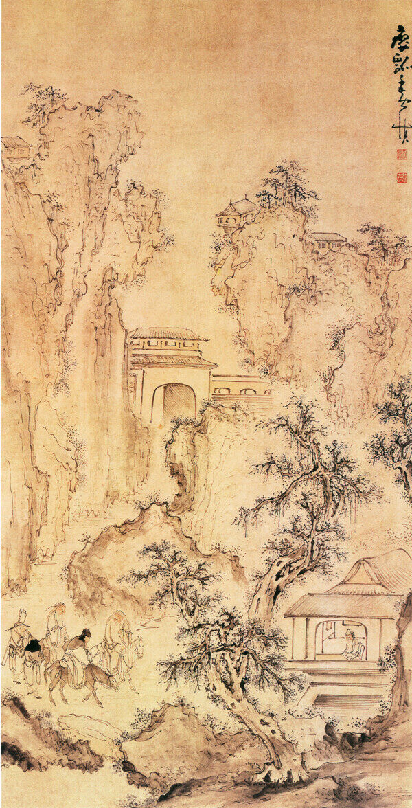 山里古廟