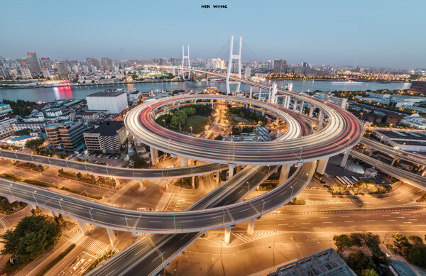 上海城市交通图片