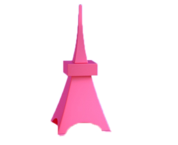 粉色的尖塔