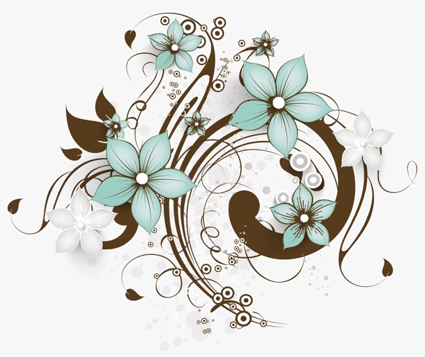 時(shí)尚花紋
